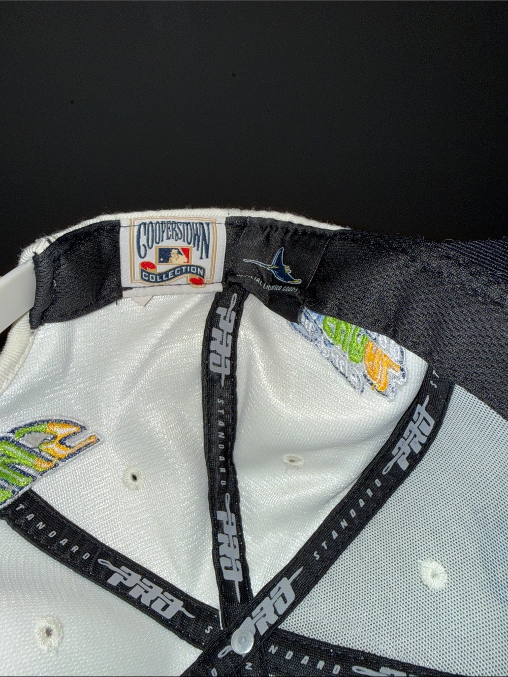 Tampa Bay Devil Rays Retro Logo Snapback Hat - Picture 7 of 7